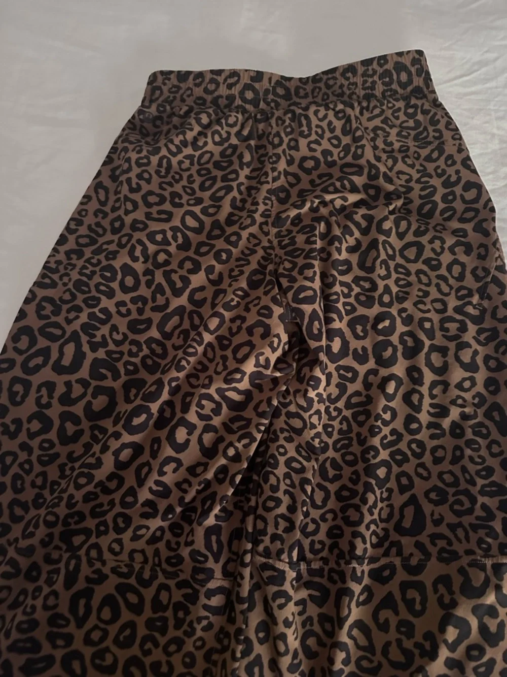 lululemon athletica Wide-Leg Leopard Print Pants — Brown/Black - Picture 2 of 4